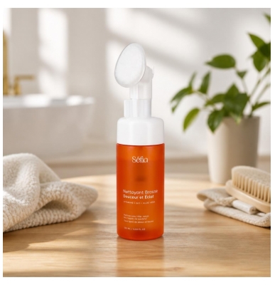 Séfia Nettoyant Brosse Douceur et Éclat Toutes Peaux 120 ml