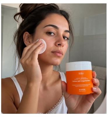 Séfia Cotons Curcuma Anti-Imperfections Tous Types de Peaux 30 Cotons