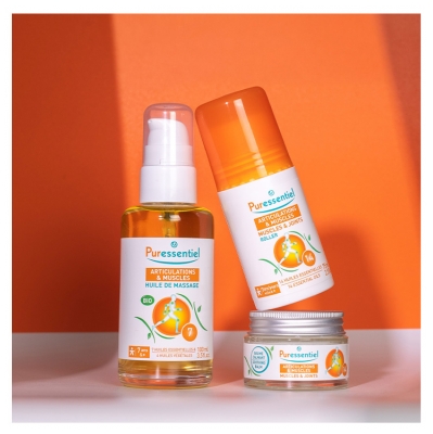 Puressentiel Roller Articulations & Muscles Aux 14 Huiles Essentielles 75 ml