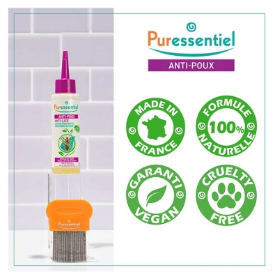 Puressentiel Lotion Traitante Anti-Poux Avec Peigne - 100 ml