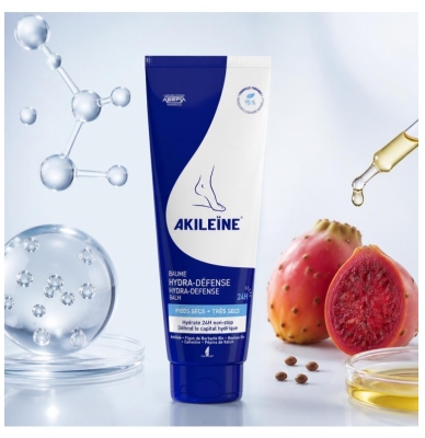 Akileïne Baume Hydra Défense Pieds Secs 125 ml