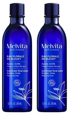 Eau florale de Bleuet Bio Melvita : 100% naturelle pour une peau apaisée