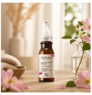Melvita Huile de Rosier Muscat Visage et Corps Bio 50 ml