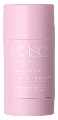 Musc Intime Déodorant Solide Parfumé Musc Blanc 50 g