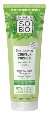 Léa Nature SO BIO étic Shampoing Cheveux Purifiés Verveine Zinc PCA Bio 250 ml