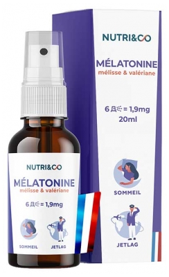 Nutri&Co Mélatonine Sommeil 20 ml