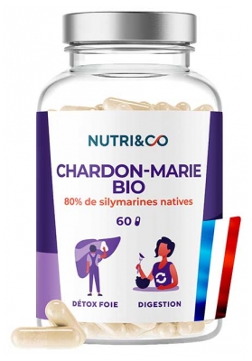 Nutri&Co le Détox Chardon-Marie et Artichaut 60 Gélules