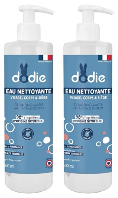 Eau Micellaire Bébé 3 en 1 Lot de 2 x 500 ml