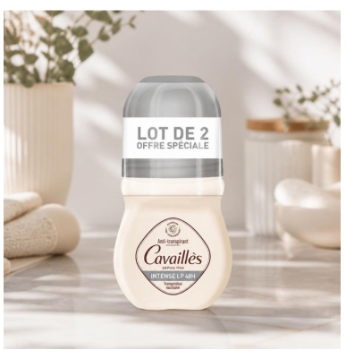 Cavaillès Contrôle 72H Anti-Transpirant Roll-On Lot de 2 x 50 ml