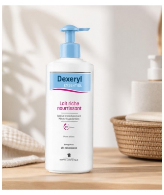 Dexeryl Lait Nourrissant Peaux Sèches 500 ml 
