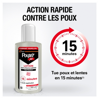Pouxit XF Lotion Anti-Poux et Lentes 100% Efficace 200 ml