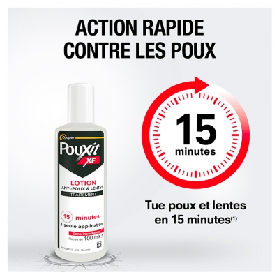 Pouxit Lotion Traitement Anti-Poux & Lentes 2 x 100 ml