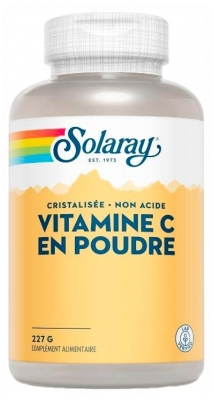 Solaray Poudre de Vitamine C 227 g (à consommer de préférence avant le 30/11/2026)
