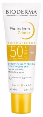 Crème Solaire Teintée Haute Protection SPF50+ 40 ml - Teinte : Clair (à consommer de préférence avant le 30/11/2026)