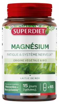 Magnésium Marin Bio 60 Gélules (à consommer de préférence avant le 30/11/2026)