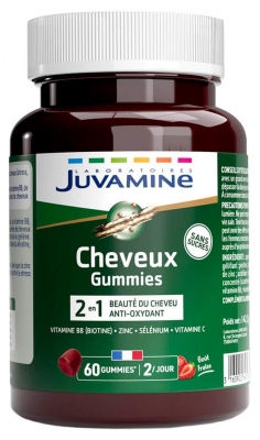 Complément Alimentaire Cheveux & Ongles 60 Gommes (à consommer de préférence avant le 30/11/2026)