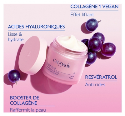 Caudalie Resveratrol [Lift] Resveratrol-Lift Crème Tisane de Nuit Anti-Rides 50 ml