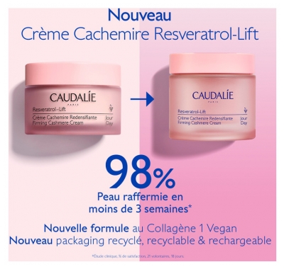 Caudalie Resveratrol [Lift] Crème Cachemire Redensifiante Anti-Rides 50 ml