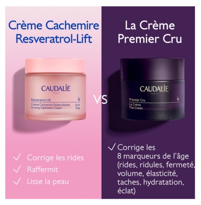 Caudalie Resveratrol [Lift] Crème Cachemire Redensifiante Anti-Rides 50 ml