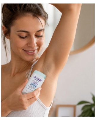 Gel d'Alun Déodorant en Gel Pierre d'Alun & Aloe Vera Sans Parfum 50 ml
