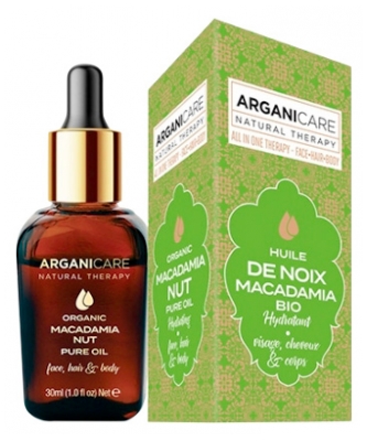 Arganicare Huile de Macadamia BIO 3-en-1
