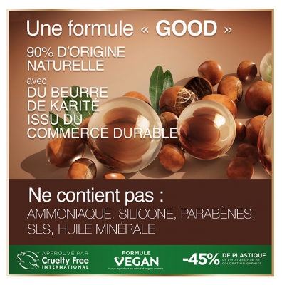 Garnier Good Coloration Permanente et sans Ammoniaque 160 ML - Coloration : 3.12 Châtain Foncé Myrtille