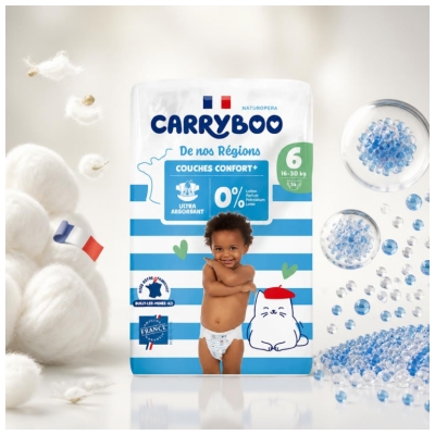 Carryboo De Nos Régions Couches Taille 6 (16-30 kg) 34 Unités