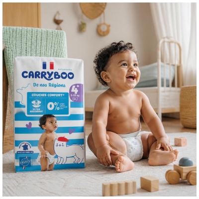 Carryboo De Nos Régions Couches Taille 4+ (9-20 kg) 42 Unités