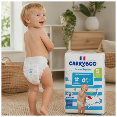 Carryboo De Nos Régions Couches Taille 5 (12-25 kg) 40 Unités