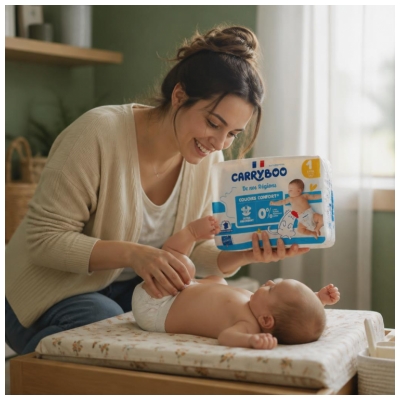 Carryboo De Nos Régions Couches Taille 1 (2-5 kg) 24 Unités