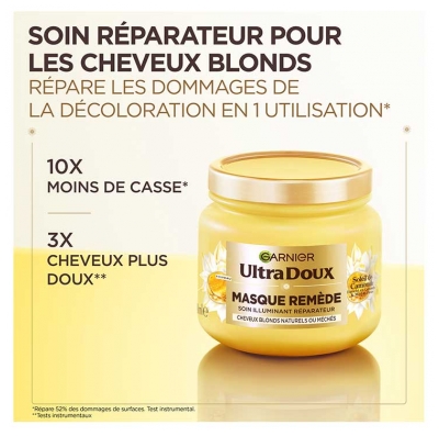 Garnier Ultra Doux Masque Remède Soleil de Camomille 340 ml