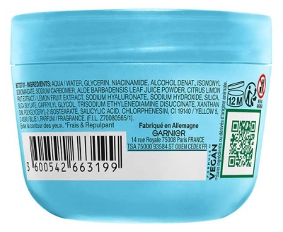 Garnier Hyaluron Plump & Fresh Sorbet Hydratant Repulpant 85 ml