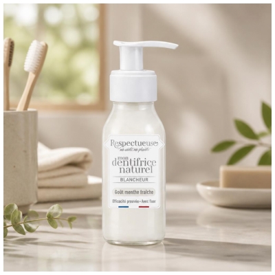 Respectueuse Mon Dentifrice Naturel Blancheur Goût Menthe Fraîche Bio 80 ml