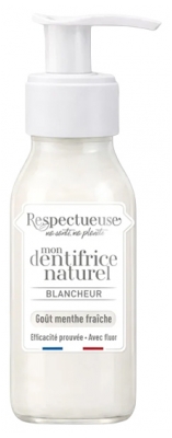 Respectueuse Mon Dentifrice Naturel Blancheur Goût Menthe Fraîche Bio 80 ml