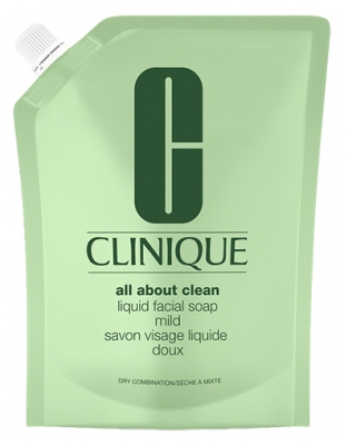 Clinique All About Clean Savon Visage Liquide Doux Recharge 400 ml