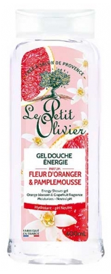Le Petit Olivier Gel Douche Énergie Pamplemousse & Fleur d’Oranger 400 ml