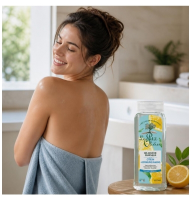 Le Petit Olivier Gel Douche Fraîcheur Embruns Marins & Citron 400 ml