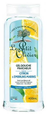 Le Petit Olivier Gel Douche Fraîcheur Embruns Marins & Citron 400 ml