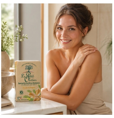 Le Petit Olivier Savon Surgras Extra Doux Huile d'Argan 250 g