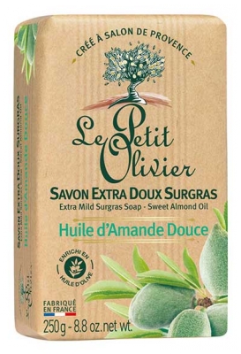 Le Petit Olivier Savon Surgras Extra Doux Huile d'Amande Douce 250 g