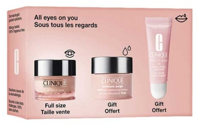 Clinique All About Eyes Soin Yeux Poches et Cernes 15 ml + Routine Sous Tous les Regard
