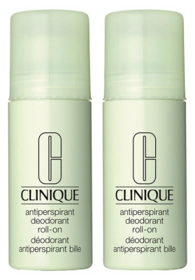 Clinique Déodorant Roll-On Antiperspirant à Bille 2 x 75 ml