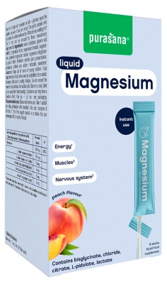 Purasana Liquide Magnesium 15 Sticks x 10 ml