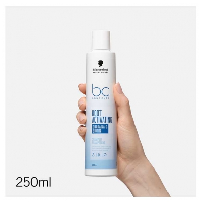 Bonacure Schwarzkopf Professional Shampoing Activateur Cheveux Clairsemés et en Manque de Densité 250 ml