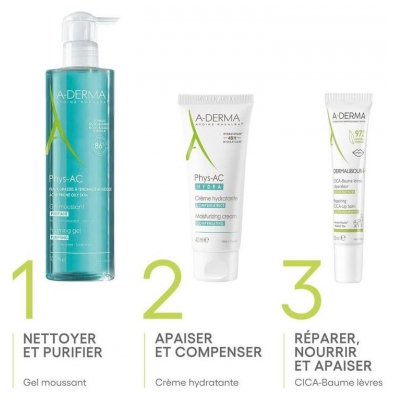 A-DERMA Dermalibour+ CICA - Baume Réparateur Lèvres Irritées et Gercées 15 ml
