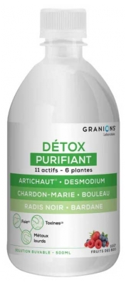 Granions Détox Purifiant Solution Buvable 500 ml