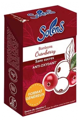 Solens Bonbons Cranberry Sans Sucres 66 g
