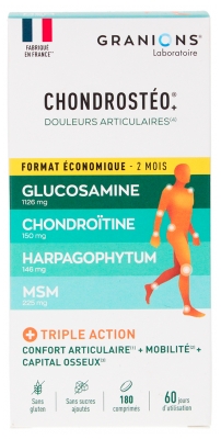 Granions Chondrostéo + Articulations 180 Unités