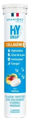 Granions Hydrop Collagène 1 g 18 Unités Effervescentes - Arôme : Tropical