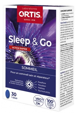 Ortis Sleep&go 30 Comprimés